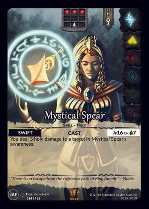Mystical Spear (JAE,  34/135) | North of Exile Games
