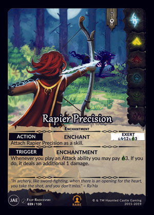 Rapier Precision (JAE,  39/135) | North of Exile Games