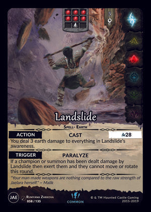 Landslide (JAE,  58/135) | North of Exile Games