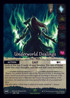 Underworld Dealings (JAE,  126/135) | North of Exile Games