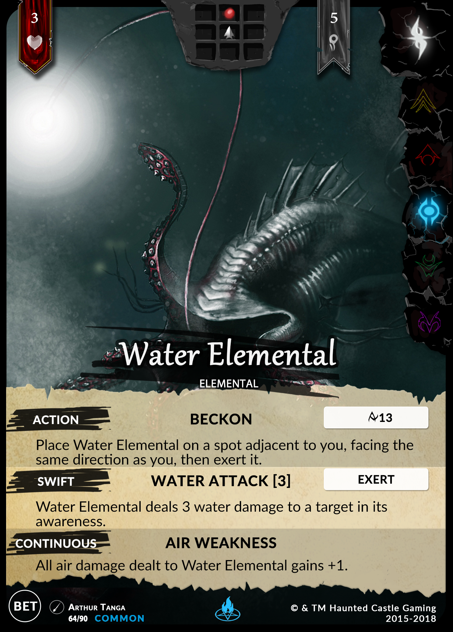 Water Elemental (Beta, 64/90) | North of Exile Games