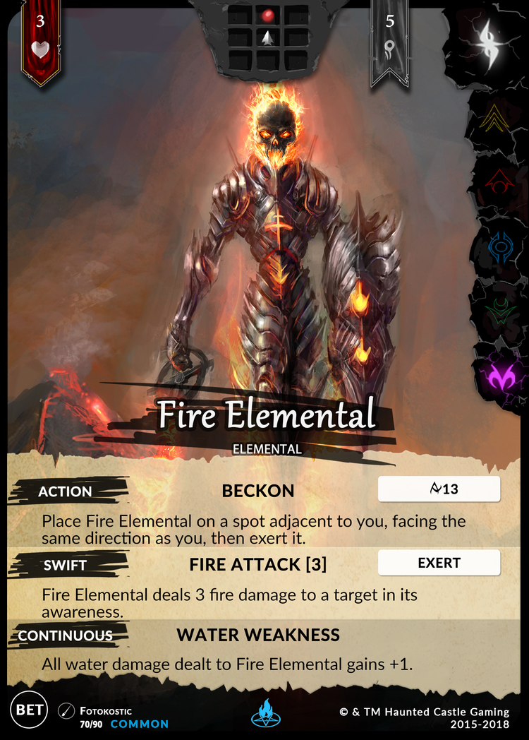 Fire elemental (Beta, 70/90) | North of Exile Games