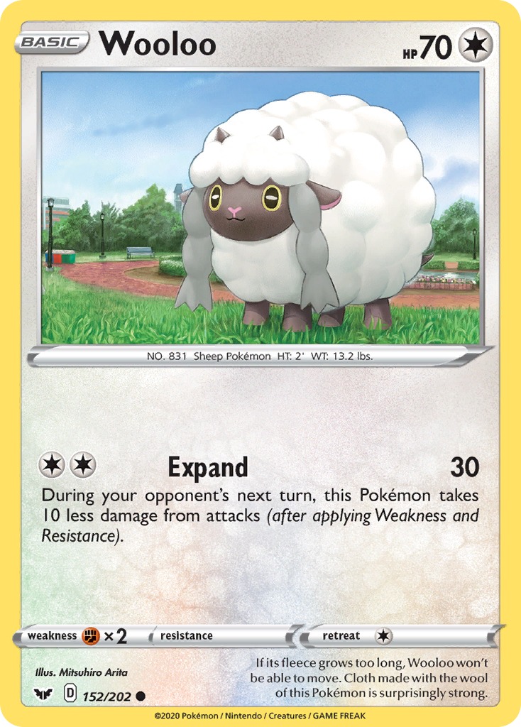 Wooloo (152/202) [Sword & Shield: Base Set] | North of Exile Games