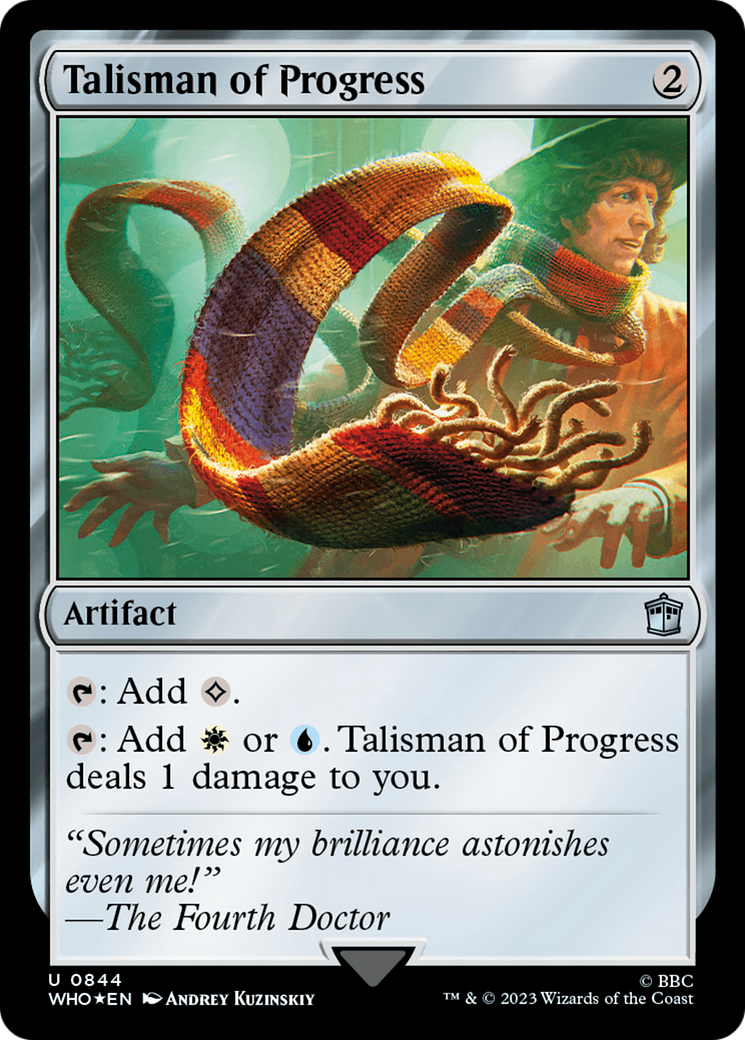 Talisman of Progress (Surge Foil) [Doctor Who] | North of Exile Games