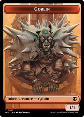 Tarmogoyf // Goblin Double-Sided Token [Modern Horizons 3 Commander Tokens] | North of Exile Games
