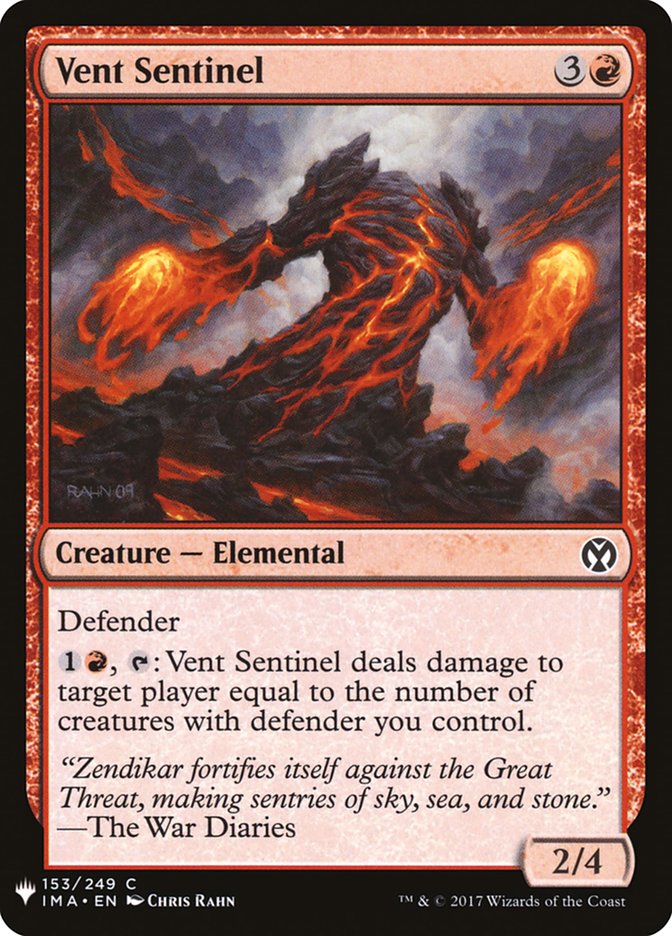 Vent Sentinel [Mystery Booster] | North of Exile Games