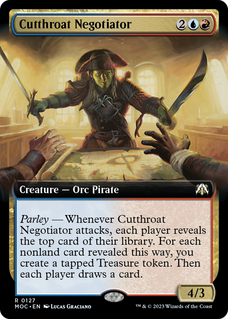 Cutthroat Negotiator (Extended Art) [March of the Machine Commander] | North of Exile Games