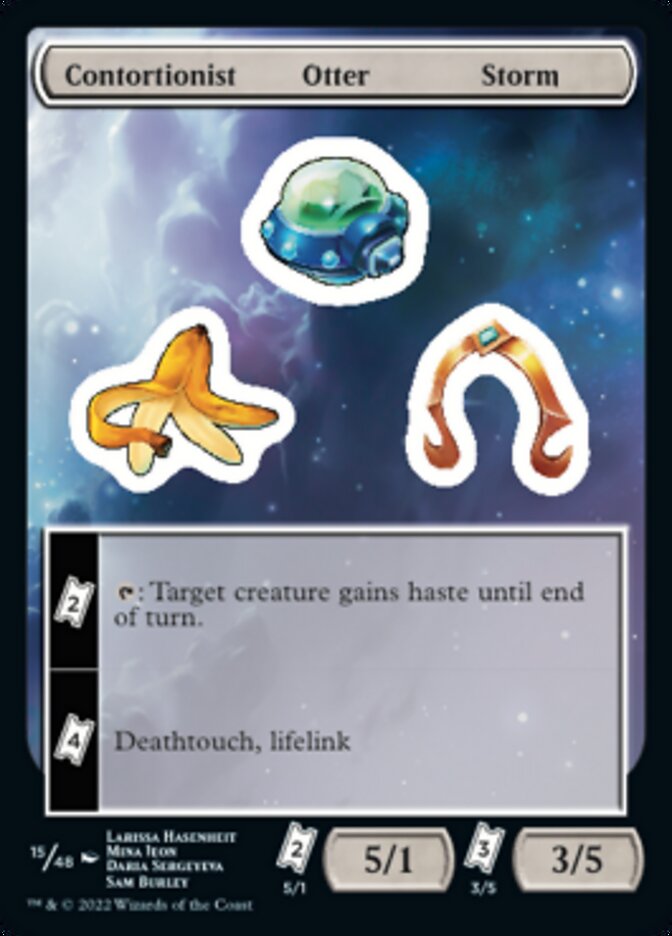 Contortionist Otter Storm [Unfinity Stickers] | North of Exile Games