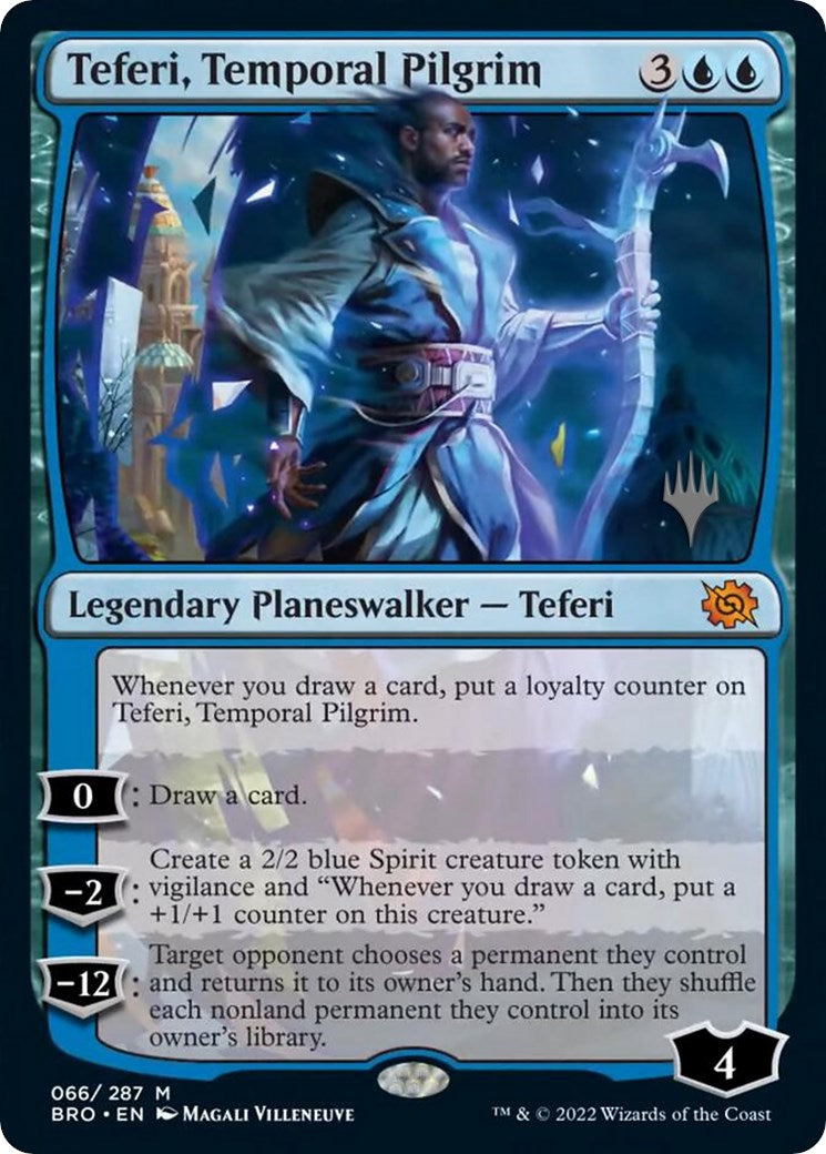 Teferi, Temporal Pilgrim (Promo Pack) [The Brothers' War Promos] | North of Exile Games