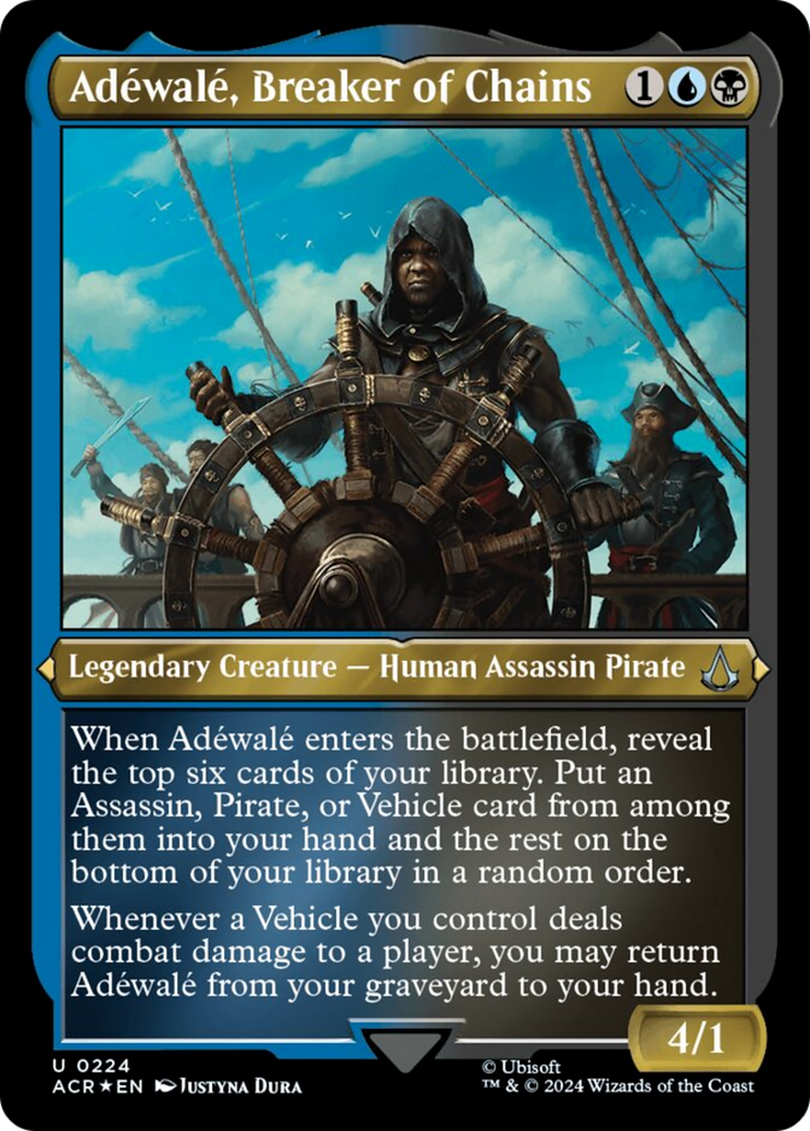 Adewale, Breaker of Chains (Foil Etched) [Assassin's Creed] | North of Exile Games