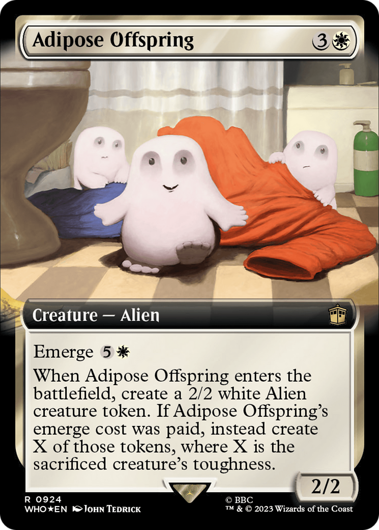 Adipose Offspring (Extended Art) (Surge Foil) [Doctor Who] | North of Exile Games