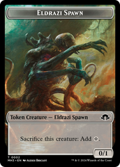 Eldrazi Spawn // Phyrexian Wurm (0018) Double-Sided Token [Modern Horizons 3 Tokens] | North of Exile Games