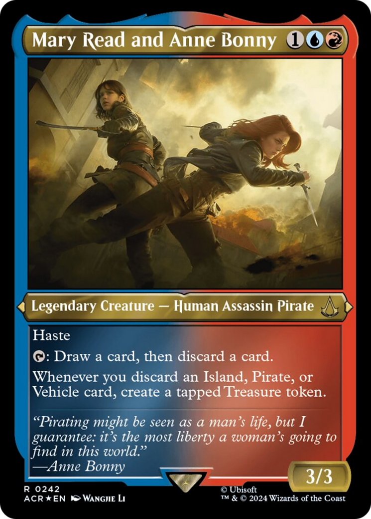 Mary Read and Anne Bonny (Foil Etched) [Assassin's Creed] | North of Exile Games