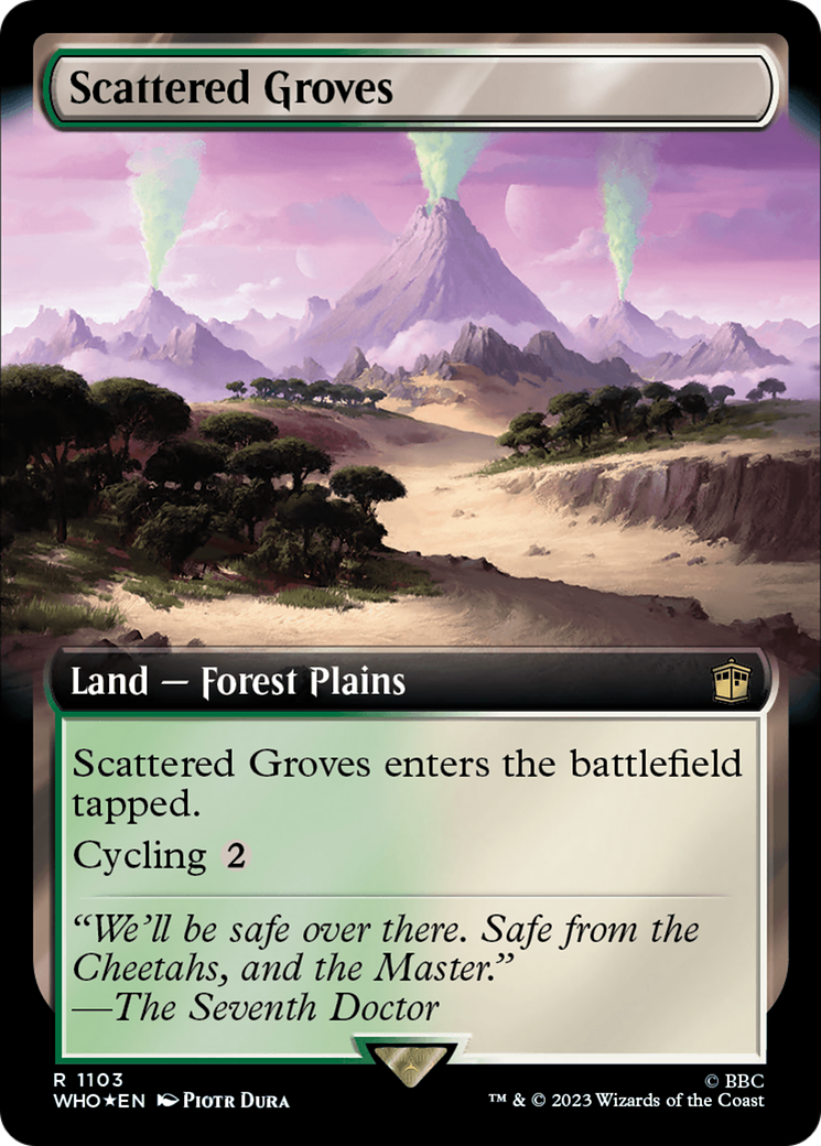 Scattered Groves (Extended Art) (Surge Foil) [Doctor Who] | North of Exile Games