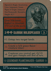 Garruk Wildspeaker [Secret Lair Drop Series] | North of Exile Games
