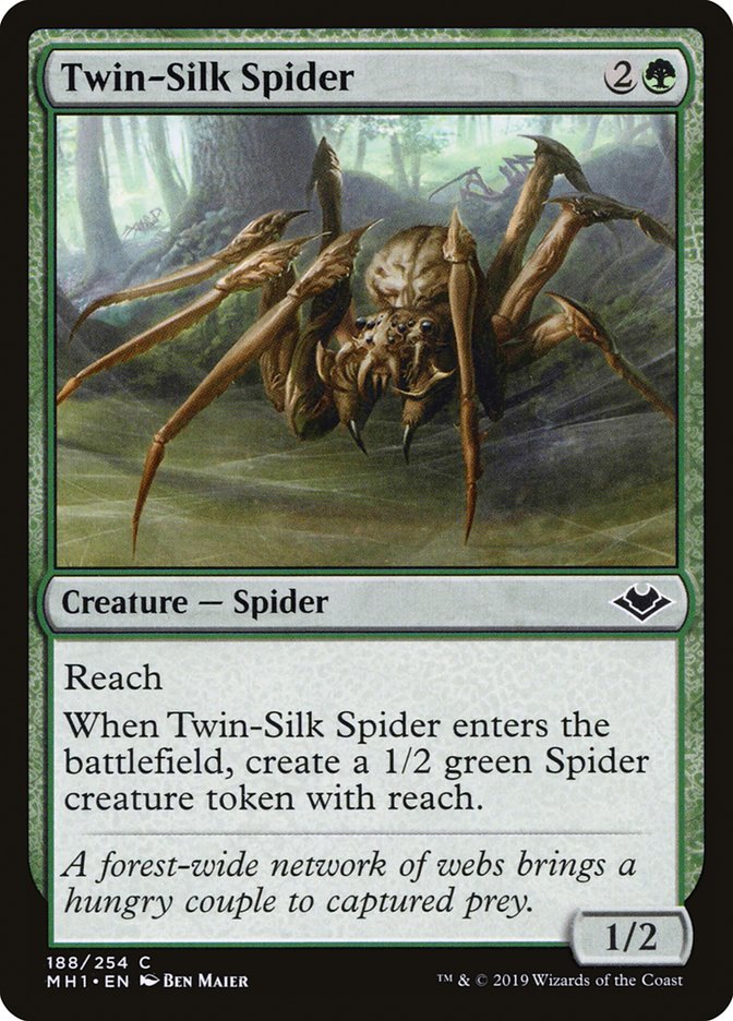 Twin-Silk Spider [Modern Horizons] | North of Exile Games