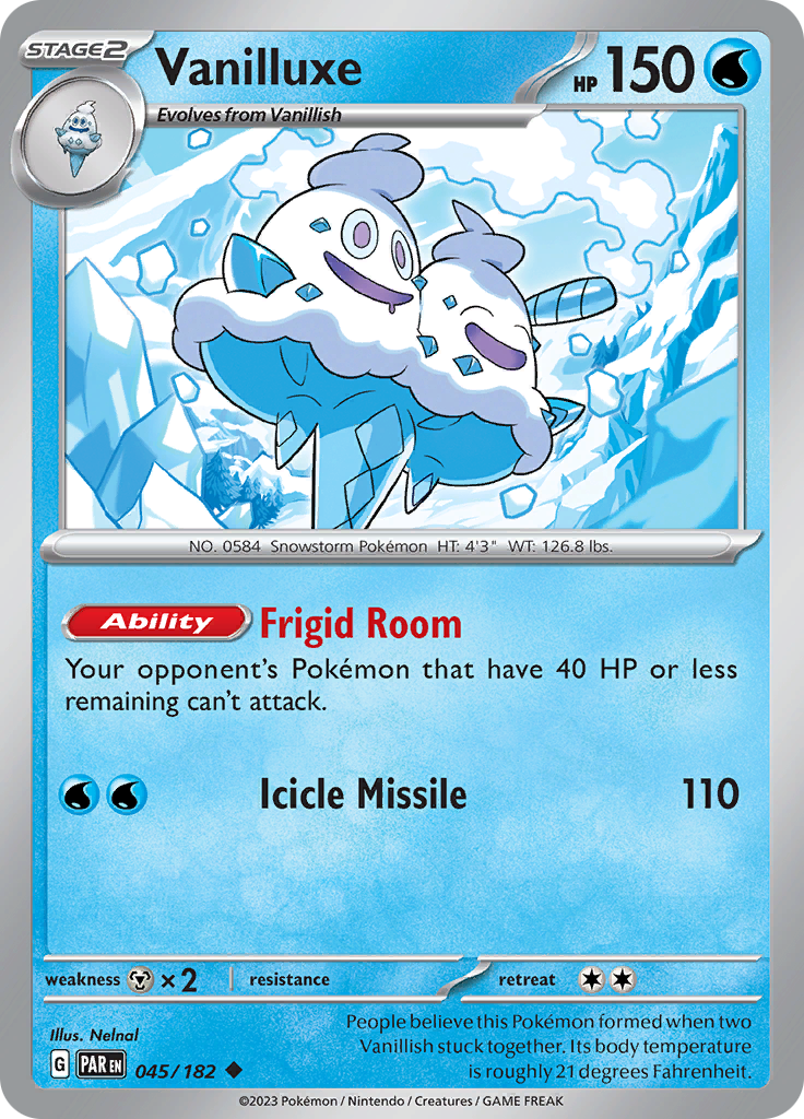 Vanilluxe (045/182) [Scarlet & Violet: Paradox Rift] | North of Exile Games