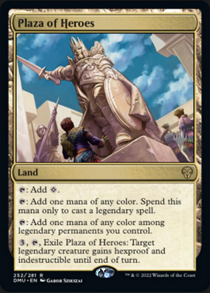 Plaza of Heroes (Promo Pack) [Dominaria United Promos] | North of Exile Games
