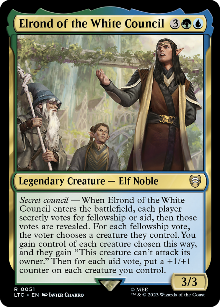 Elrond of the White Council [The Lord of the Rings: Tales of Middle-Earth Commander] | North of Exile Games