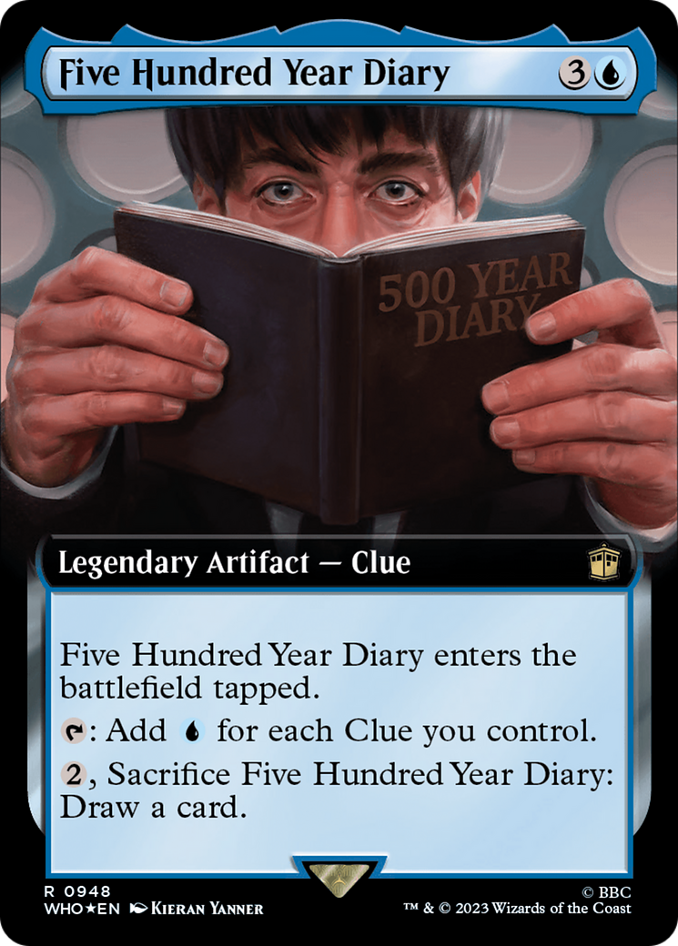 Five Hundred Year Diary (Extended Art) (Surge Foil) [Doctor Who] | North of Exile Games