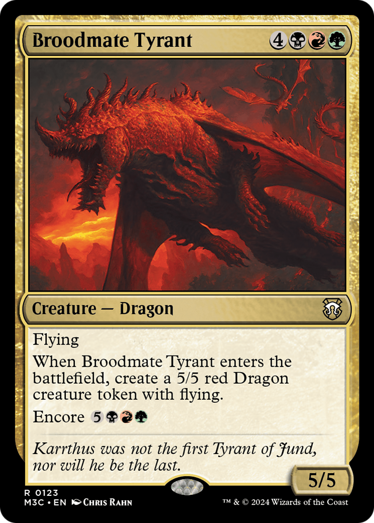 Broodmate Tyrant [Modern Horizons 3 Commander] | North of Exile Games