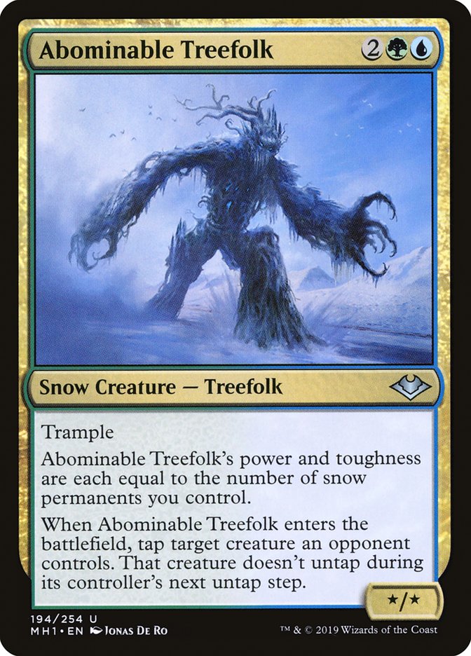 Abominable Treefolk [Modern Horizons] | North of Exile Games