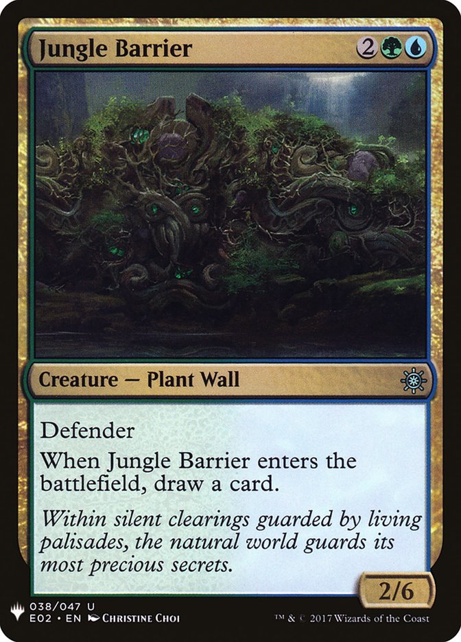 Jungle Barrier [Mystery Booster] | North of Exile Games