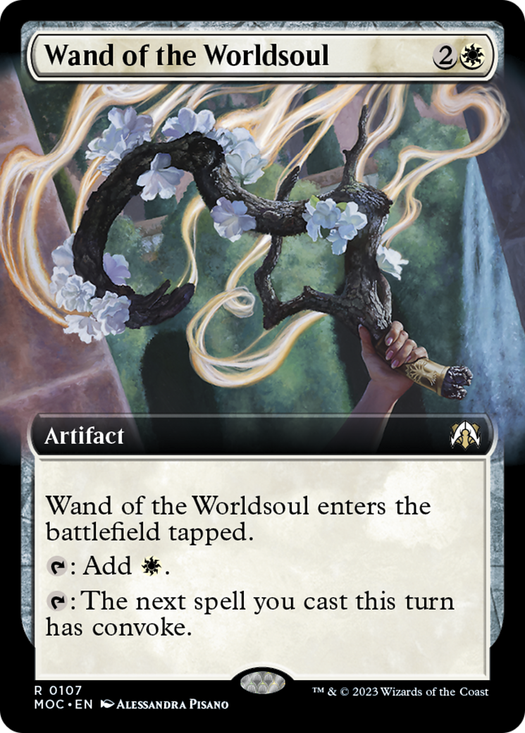 Wand of the Worldsoul (Extended Art) [March of the Machine Commander] | North of Exile Games