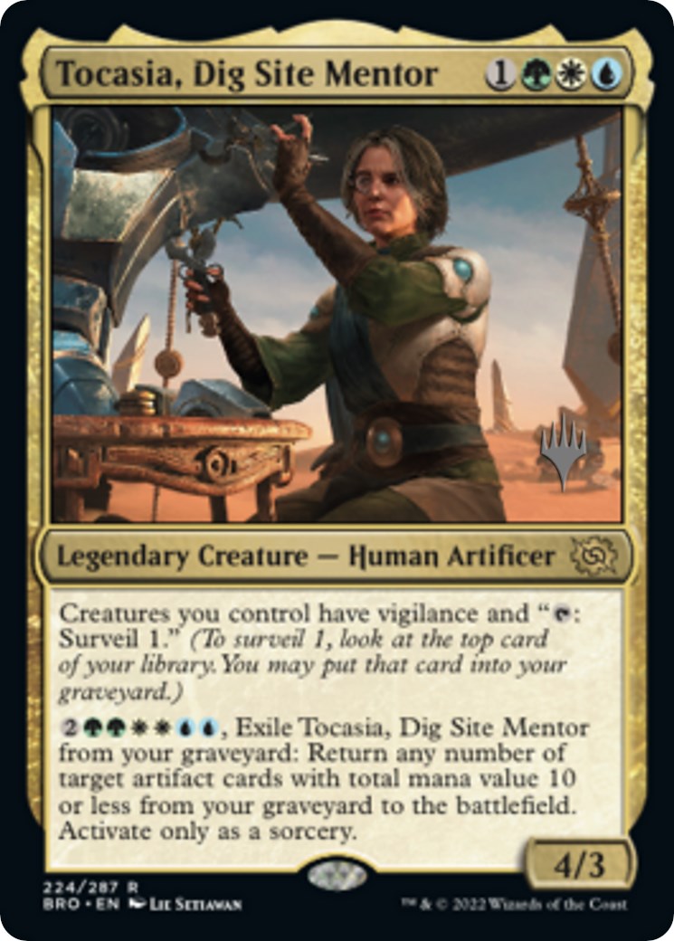 Tocasia, Dig Site Mentor (Promo Pack) [The Brothers' War Promos] | North of Exile Games