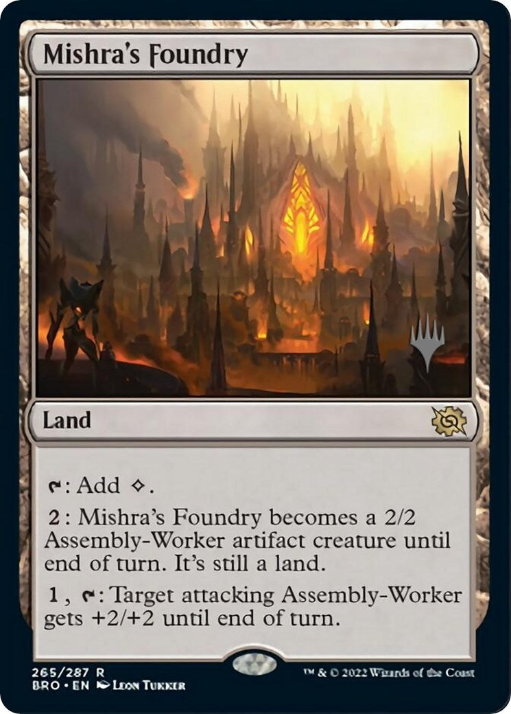 Mishra's Foundry (Promo Pack) [The Brothers' War Promos] | North of Exile Games