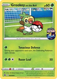 Grookey on the Ball (003/005) [Miscellaneous Cards] | North of Exile Games