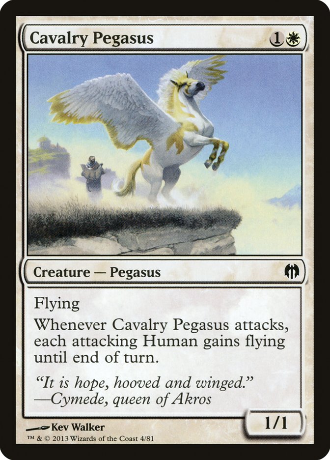 Cavalry Pegasus [Duel Decks: Heroes vs. Monsters] | North of Exile Games