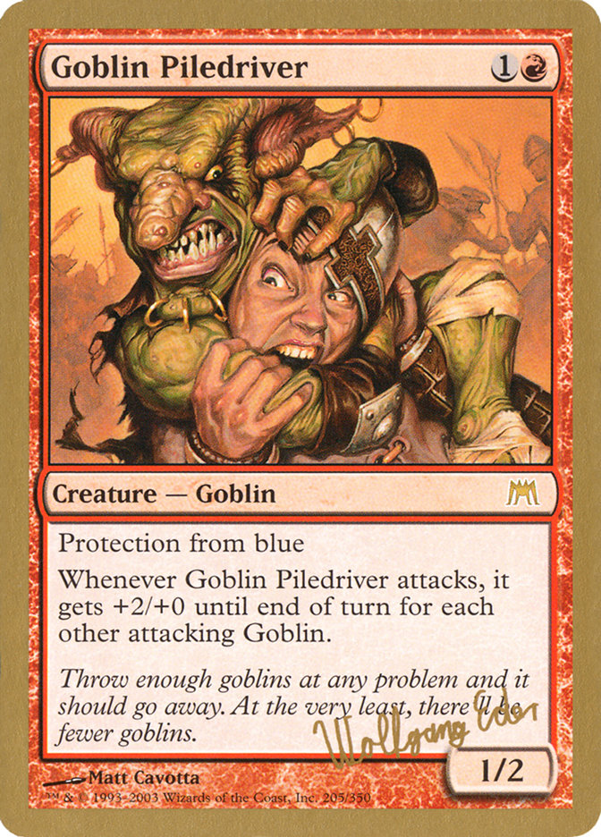 Goblin Piledriver (Wolfgang Eder) [World Championship Decks 2003] | North of Exile Games