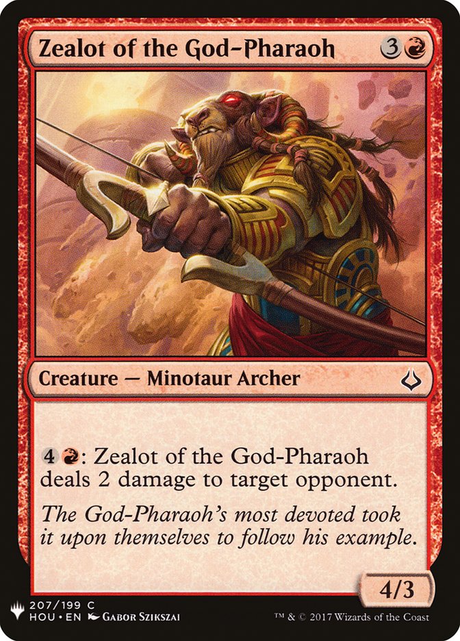 Zealot of the God-Pharaoh [Mystery Booster] | North of Exile Games