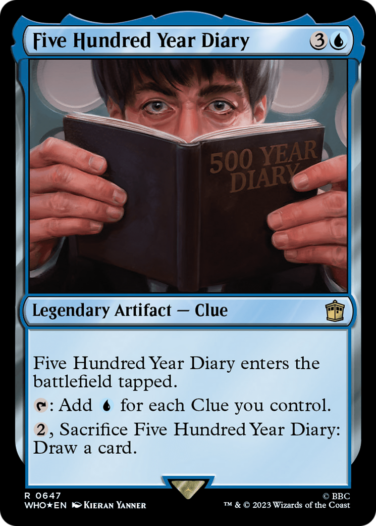 Five Hundred Year Diary (Surge Foil) [Doctor Who] | North of Exile Games