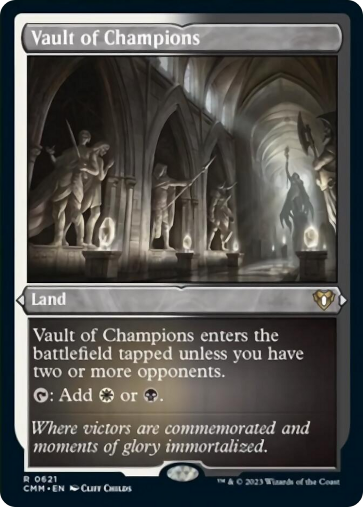 Vault of Champions (Foil Etched) [Commander Masters] | North of Exile Games