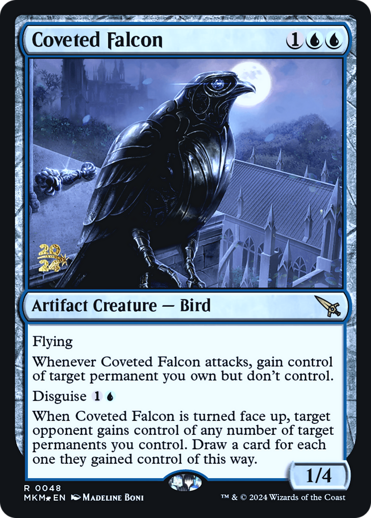 Coveted Falcon [Murders at Karlov Manor Prerelease Promos] | North of Exile Games