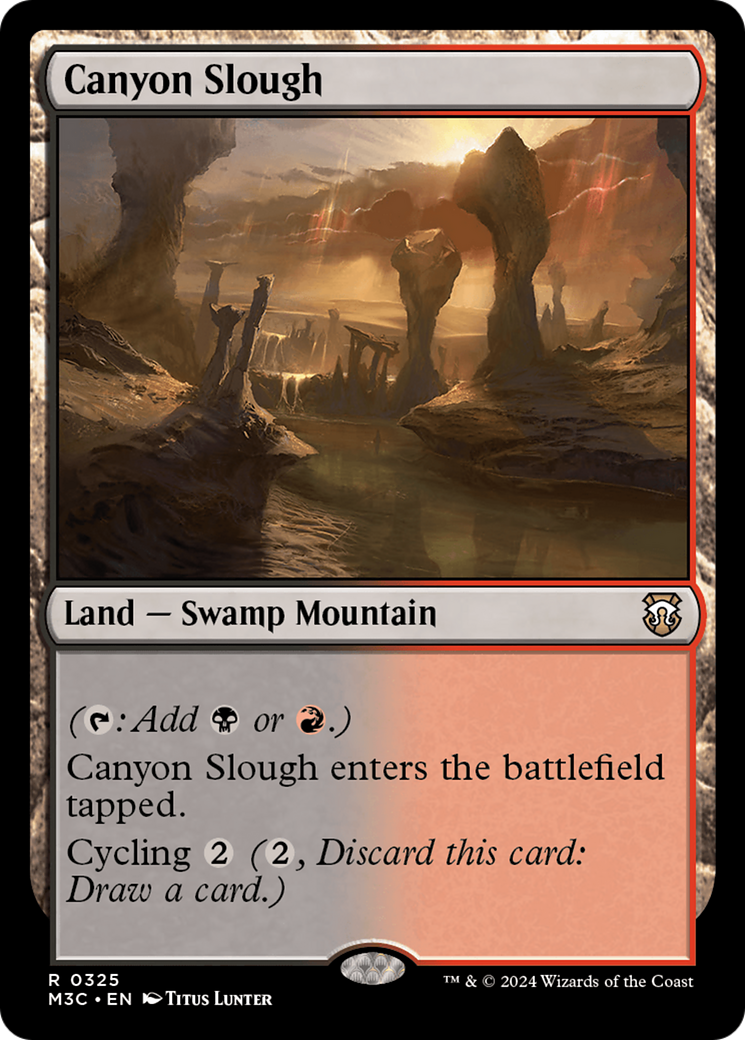 Canyon Slough (Ripple Foil) [Modern Horizons 3 Commander] | North of Exile Games