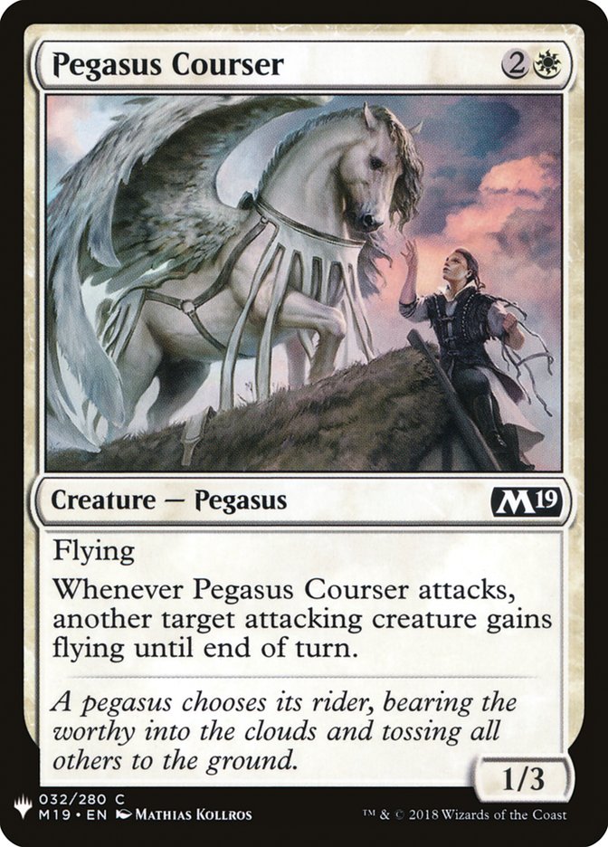 Pegasus Courser [Mystery Booster] | North of Exile Games