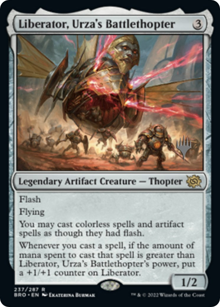 Liberator, Urza's Battlethopter (Promo Pack) [The Brothers' War Promos] | North of Exile Games