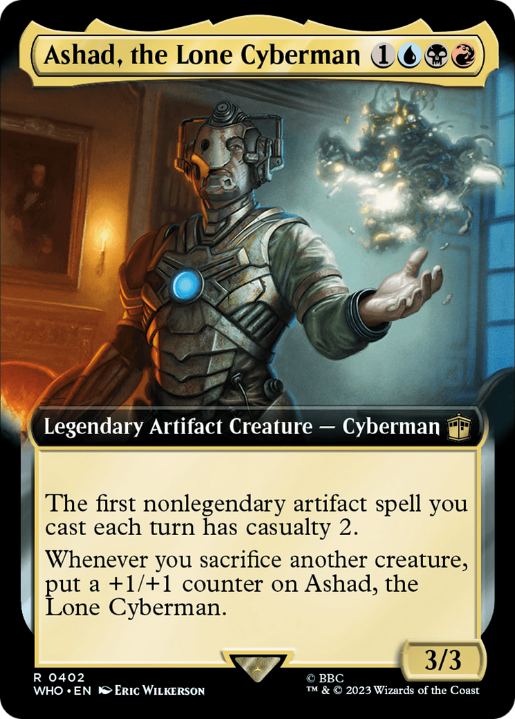 Ashad, the Lone Cyberman (Extended Art) [Doctor Who] | North of Exile Games