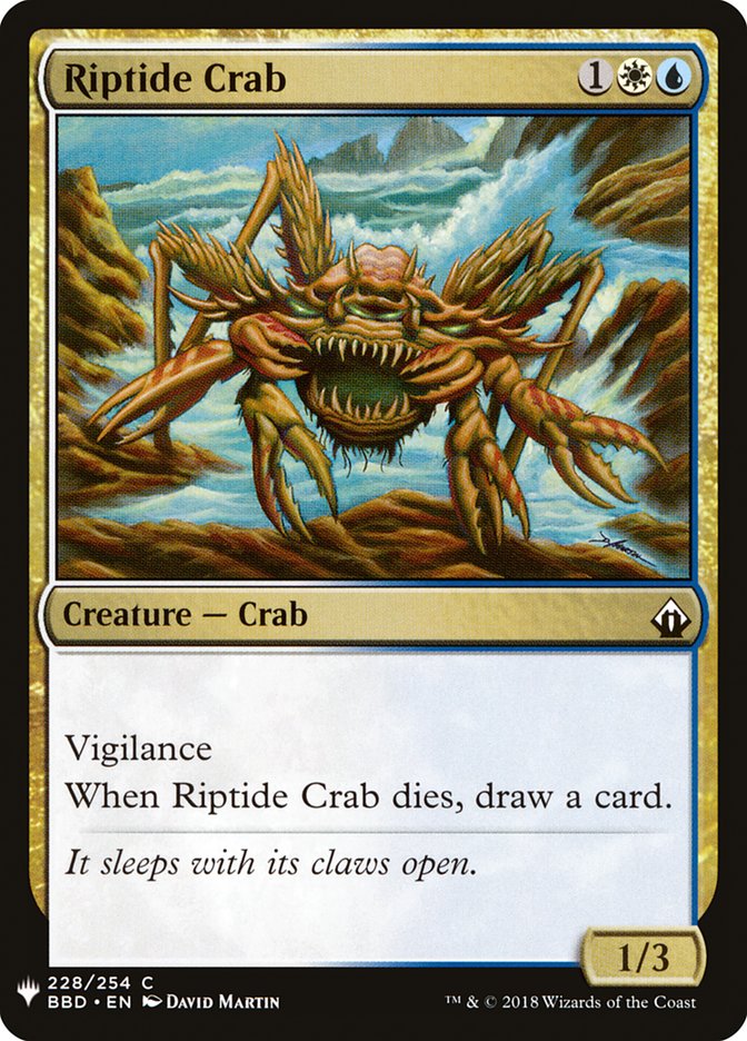 Riptide Crab [Mystery Booster] | North of Exile Games