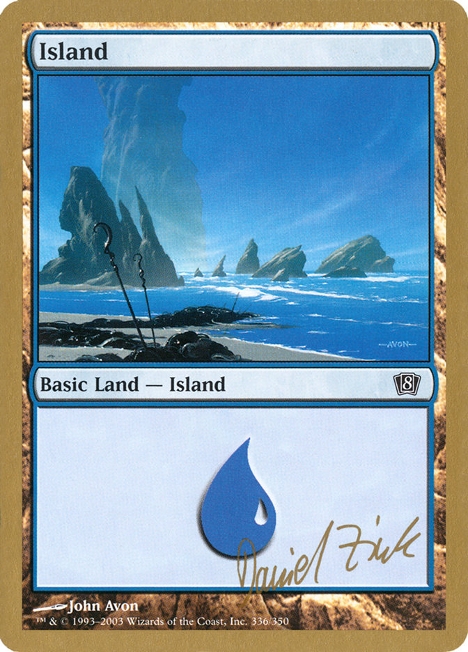 Island (dz336) (Daniel Zink) [World Championship Decks 2003] | North of Exile Games