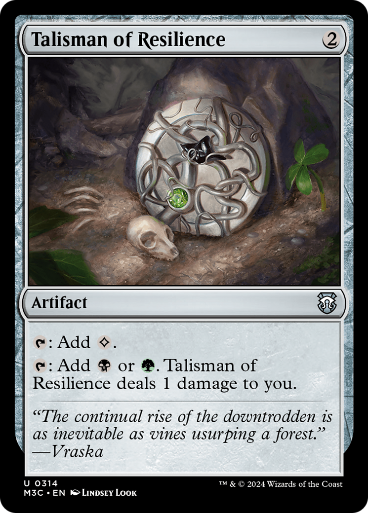 Talisman of Resilience (Ripple Foil) [Modern Horizons 3 Commander] | North of Exile Games