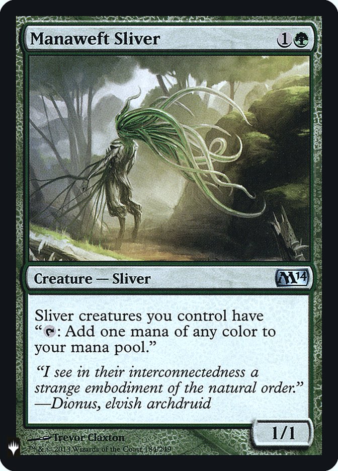 Manaweft Sliver [Mystery Booster] | North of Exile Games