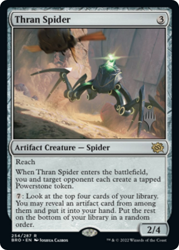 Thran Spider (Promo Pack) [The Brothers' War Promos] | North of Exile Games