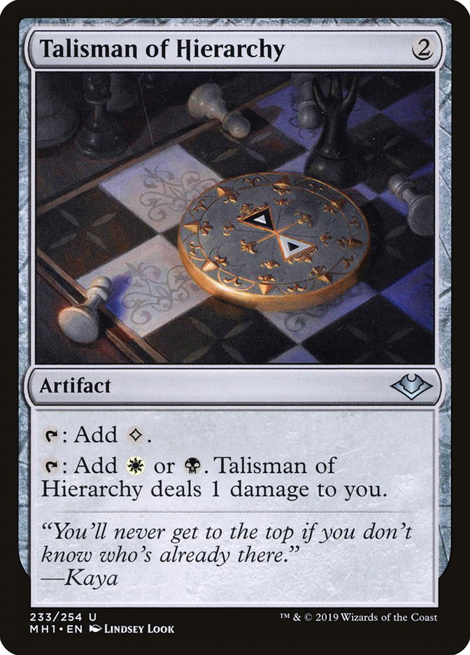 Talisman of Hierarchy [Modern Horizons] | North of Exile Games