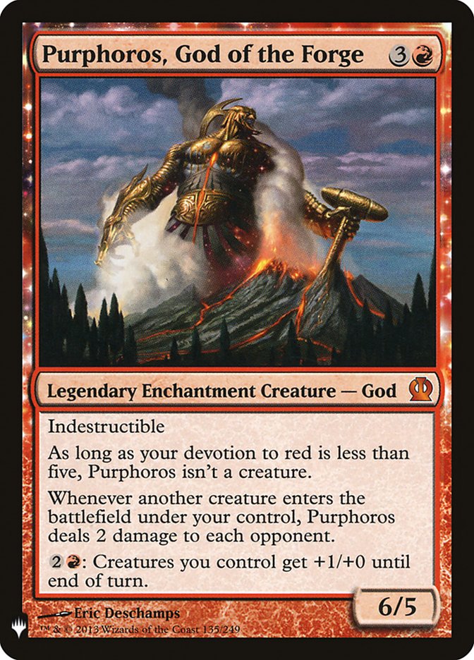 Purphoros, God of the Forge [Mystery Booster] | North of Exile Games