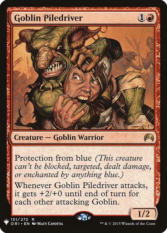 Goblin Piledriver [Mystery Booster] | North of Exile Games
