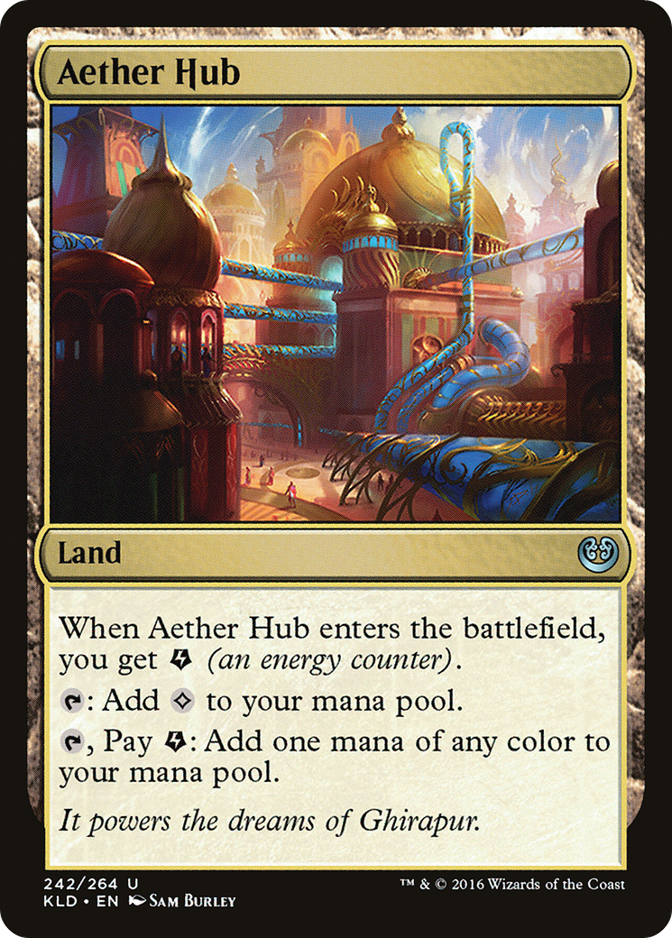 Aether Hub (Ripple Foil) [Modern Horizons 3 Commander] | North of Exile Games